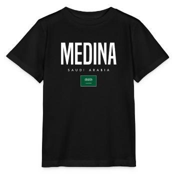 Medina Saudi-Arabien - Stanley/Stella Kinder T-Shirt MINI CREATOR  - Schwarz - Vorne - Mikhail (115cm)