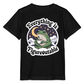 FROSCH SANFT - Stanley/Stella Kinder T-Shirt MINI CREATOR  - Schwarz - Vorne - Mikhail (115cm)