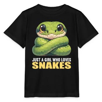 Serpents Serpent - T-shirt bio MINI CREATOR Stanley/Stella Enfant - noir - Devant - Mikhail (115cm)