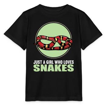 Serpents Serpent - T-shirt bio MINI CREATOR Stanley/Stella Enfant - noir - Devant - Mikhail (115cm)