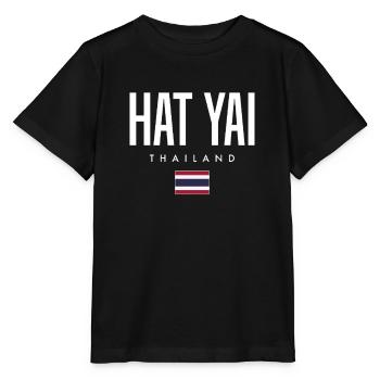 Hat Yai Thaïlande - T-shirt bio MINI CREATOR Stanley/Stella Enfant - noir - Devant - Mikhail (115cm)