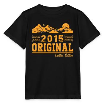 2015 Vintage Born 2015 Vintage Birthday Gift - Stanley/Stella MINI CREATOR Kids’ T-Shirt - black - Front - Mikhail (115cm)