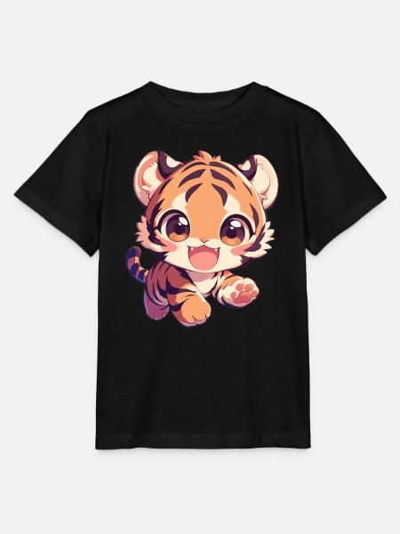 Sumatra-Tiger - Stanley/Stella Kinder T-Shirt MINI CREATOR - Schwarz