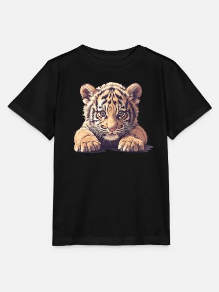 Sumatra-Tiger - Stanley/Stella Kinder T-Shirt MINI CREATOR  - Schwarz