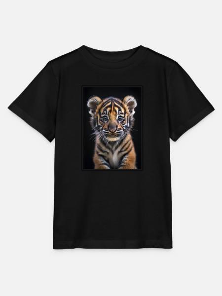 Sumatra-Tiger - Stanley/Stella Kinder T-Shirt MINI CREATOR - Schwarz
