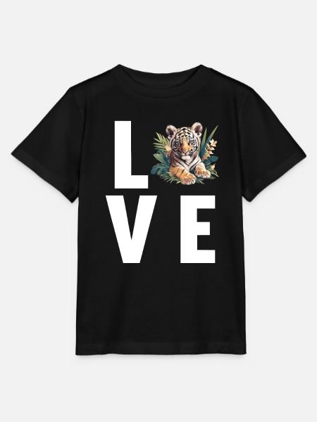 Sumatra-Tiger - Stanley/Stella Kinder T-Shirt MINI CREATOR - Schwarz