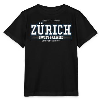 Zurich - T-shirt bio MINI CREATOR Stanley/Stella Enfant - noir - Devant - Mikhail (115cm)