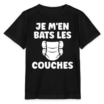Couches - T-shirt bio MINI CREATOR Stanley/Stella Enfant - noir - Devant - Mikhail (115cm)