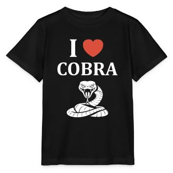 cobra - T-shirt bio MINI CREATOR Stanley/Stella Enfant - noir - Devant - Mikhail (115cm)