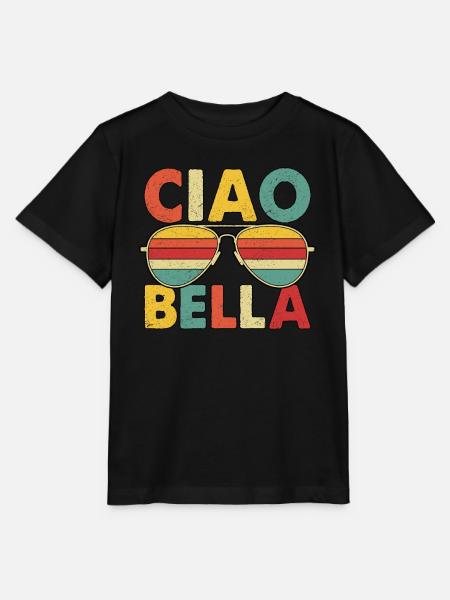 Ciao Bella - Stanley/Stella Kinder T-Shirt MINI CREATOR - Schwarz