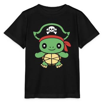 pirate - Stanley/Stella MINI CREATOR Kids’ T-Shirt - black - Front - Mikhail (115cm)