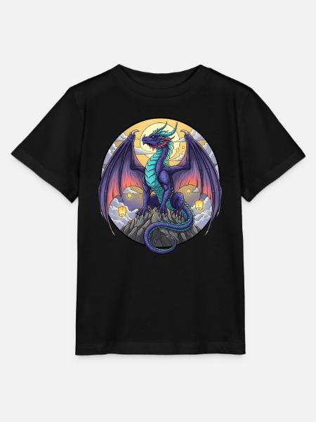 Purple Dragon - Stanley/Stella Kinder T-Shirt MINI CREATOR - Schwarz