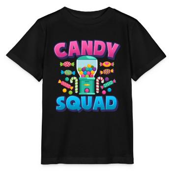 Candy Squad Candy Candies - Stanley/Stella MINI CREATOR Kids’ T-Shirt - black - Front - Mikhail (115cm)