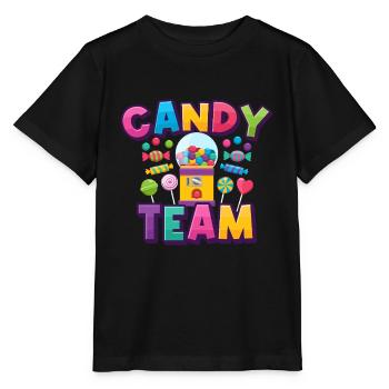Candy Team Candy Candies - Stanley/Stella MINI CREATOR Kids’ T-Shirt - black - Front - Mikhail (115cm)
