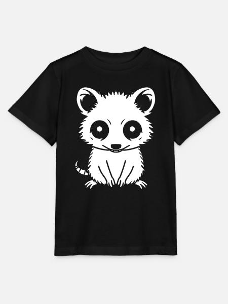 Opossum - Stanley/Stella Kinder T-Shirt MINI CREATOR - Schwarz