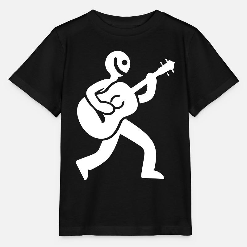 Gitarrist Symbol - Stanley/Stella Kinder T-Shirt MINI CREATOR  - Schwarz