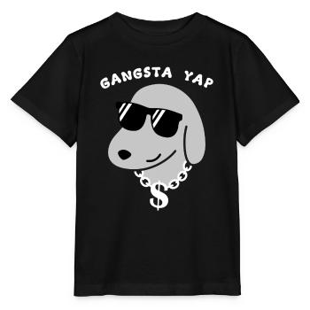 Gangsta Yap - Stanley/Stella Kinder T-Shirt MINI CREATOR  - Schwarz - Vorne - Mikhail (115cm)