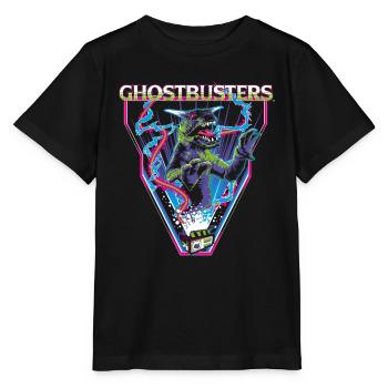 Ghostbusters Zuul Neon - Stanley/Stella Kinder T-Shirt MINI CREATOR  - Schwarz - Vorne - Mikhail (115cm)