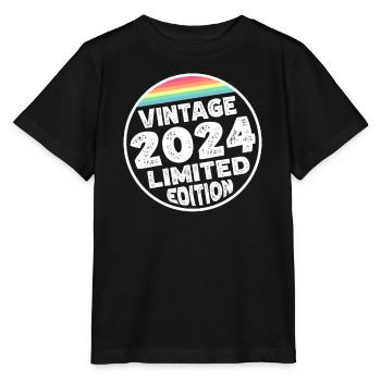 Vintage 2024 Babys Babyparty Kinderparty - Stanley/Stella Kinder T-Shirt MINI CREATOR  - Schwarz - Vorne - Mikhail (115cm)