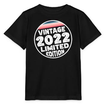 Vintage 2022 Babys Babyparty Kinderparty - Stanley/Stella Kinder T-Shirt MINI CREATOR  - Schwarz - Vorne - Mikhail (115cm)