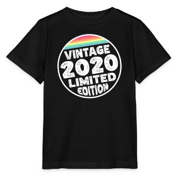 Vintage 2020 Geburtstag Geschenk Kinderparty - Stanley/Stella Kinder T-Shirt MINI CREATOR  - Schwarz - Vorne - Mikhail (115cm)