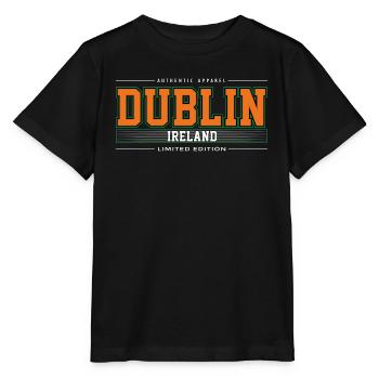 Dublin - T-shirt bio MINI CREATOR Stanley/Stella Enfant - noir - Devant - Mikhail (115cm)