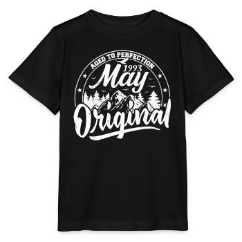 May 1993 Birthday May 1993 Gift May 1993 May - Stanley/Stella MINI CREATOR Kids’ T-Shirt - black - Front - Mikhail (115cm)