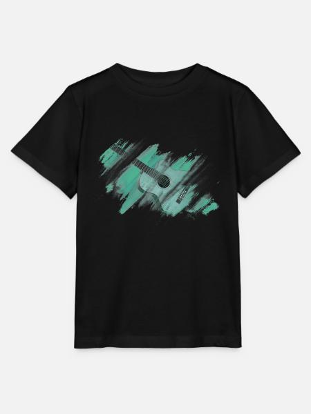guitare acoustique - T-shirt bio MINI CREATOR Stanley/Stella Enfant - noir