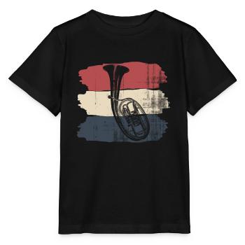 cor ténor - T-shirt bio MINI CREATOR Stanley/Stella Enfant - noir - Devant - Mikhail (115cm)