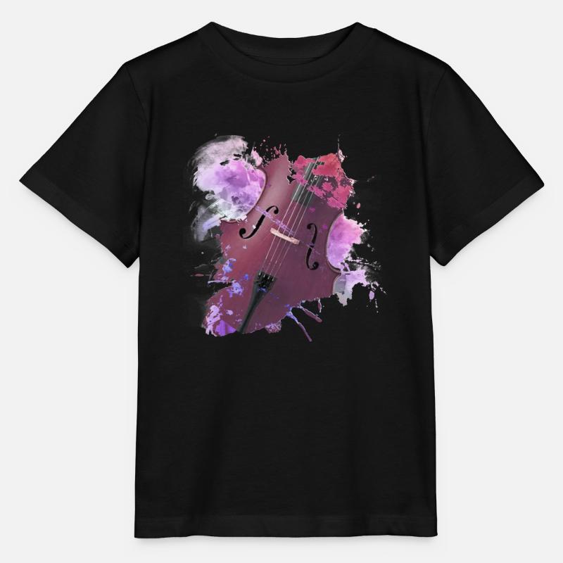 Cello - Stanley/Stella Kinder T-Shirt MINI CREATOR  - Schwarz