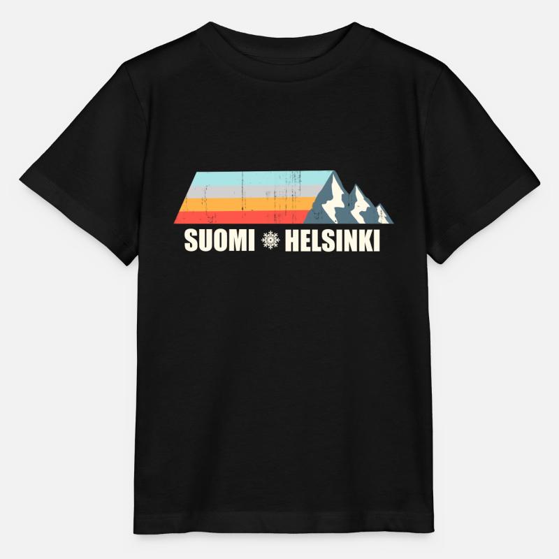 Helsinki - T-shirt bio MINI CREATOR Stanley/Stella Enfant - noir