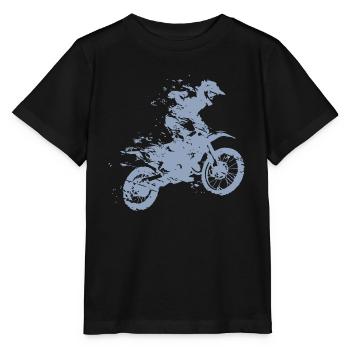 MOTOCROSS - Stanley/Stella Kinder T-Shirt MINI CREATOR  - Schwarz - Vorne - Mikhail (115cm)