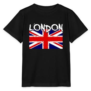 Londres - T-shirt bio MINI CREATOR Stanley/Stella Enfant - noir - Devant - Mikhail (115cm)