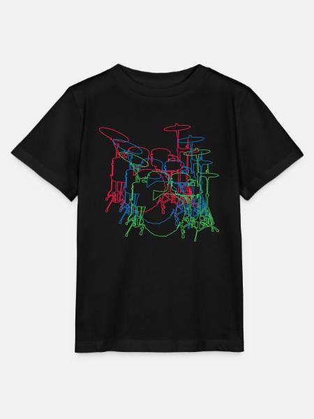 Trommel - Stanley/Stella Kinder T-Shirt MINI CREATOR - Schwarz