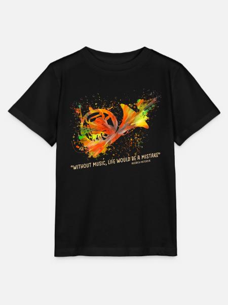 Waldhorn - Stanley/Stella Kinder T-Shirt MINI CREATOR - Schwarz