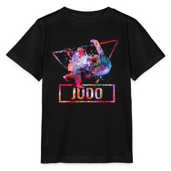 judo - Stanley/Stella MINI CREATOR Kids’ T-Shirt - black - Front - Mikhail (115cm)