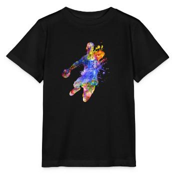 handball - T-shirt bio MINI CREATOR Stanley/Stella Enfant - noir - Devant - Mikhail (115cm)