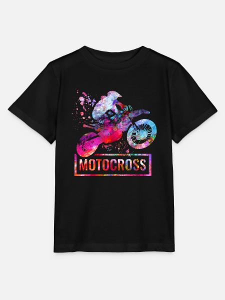 motocross - Stanley/Stella Kinder T-Shirt MINI CREATOR  - Schwarz