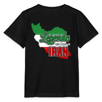 Iran - Stanley/Stella Kinder T-Shirt MINI CREATOR  - Schwarz - Vorne - Mikhail (115cm)
