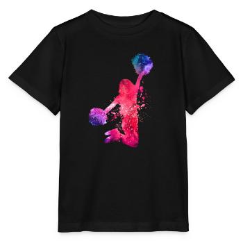 cheerleading - T-shirt bio MINI CREATOR Stanley/Stella Enfant - noir - Devant - Mikhail (115cm)