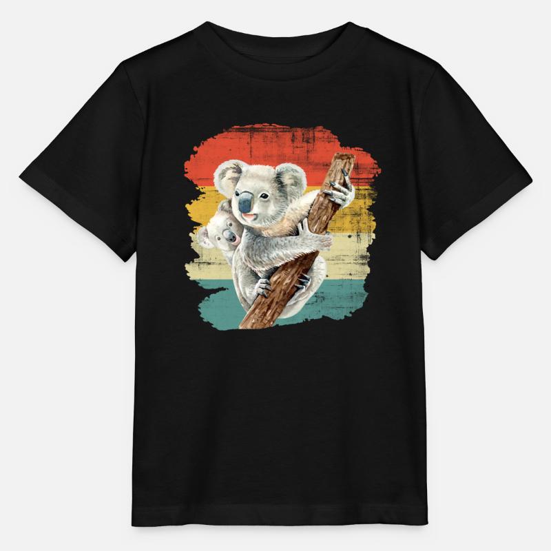 koala - T-shirt bio MINI CREATOR Stanley/Stella Enfant - noir