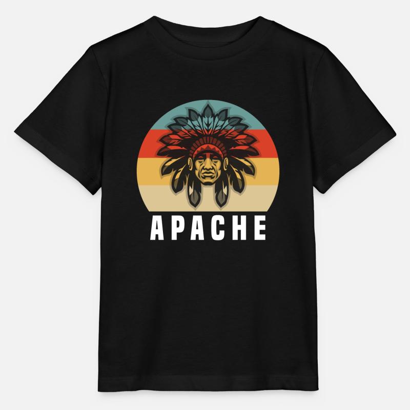 Apache - T-shirt bio MINI CREATOR Stanley/Stella Enfant - noir