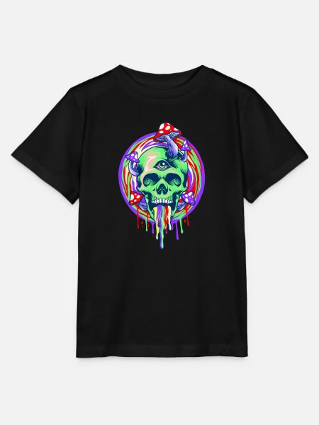 Magic Mushroom - Stanley/Stella Kinder T-Shirt MINI CREATOR - Schwarz
