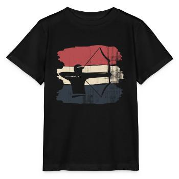 Archery - Stanley/Stella MINI CREATOR Kids’ T-Shirt - black - Front - Mikhail (115cm)