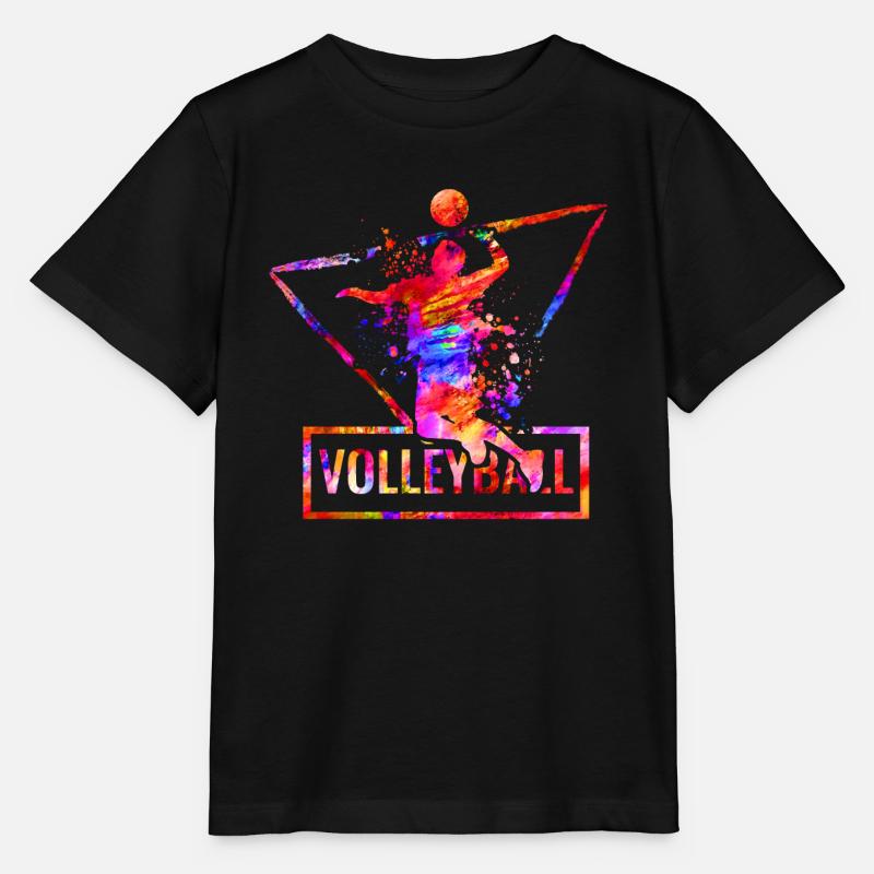 Volleyball - Stanley/Stella Kinder T-Shirt MINI CREATOR - Schwarz