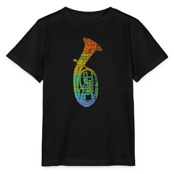 Cor ténor - T-shirt bio MINI CREATOR Stanley/Stella Enfant - noir - Devant - Mikhail (115cm)