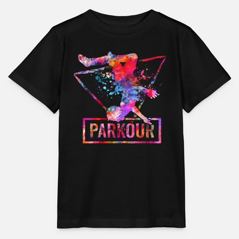 Parkour - T-shirt bio MINI CREATOR Stanley/Stella Enfant - noir
