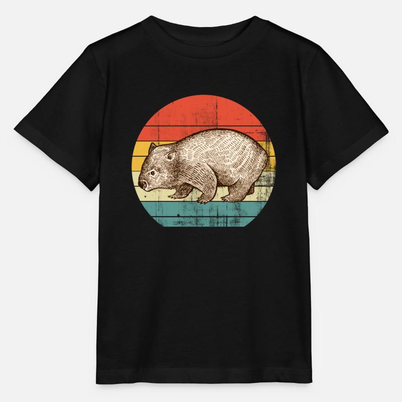 Wombat - T-shirt bio MINI CREATOR Stanley/Stella Enfant - noir