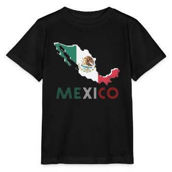 Mexiko - Stanley/Stella Kinder T-Shirt MINI CREATOR  - Schwarz - Vorne - Mikhail (115cm)