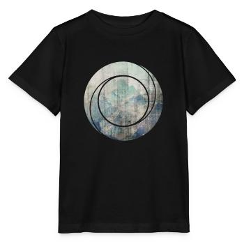 Mountain nature geometry - Stanley/Stella MINI CREATOR Kids’ T-Shirt - black - Front - Mikhail (115cm)